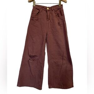 Joyfolie Mia‎ Joy Flare Distressed Jeans Size 10